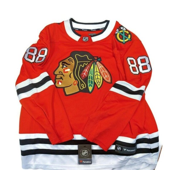 100% Men MEDIUM Fanatics NHL Chicago Blackhawks Patrick Kane Breakaway Jersey M - Picture 6 of 7